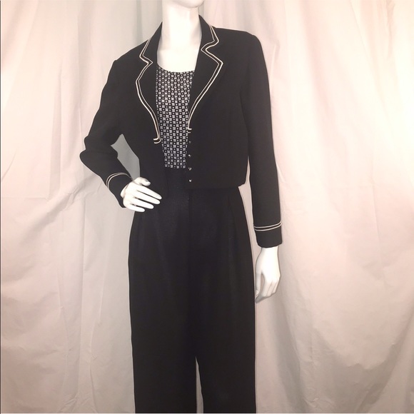 Karin Stevens Two piece Jump Suit Jacket vintage - Picture 2 of 8